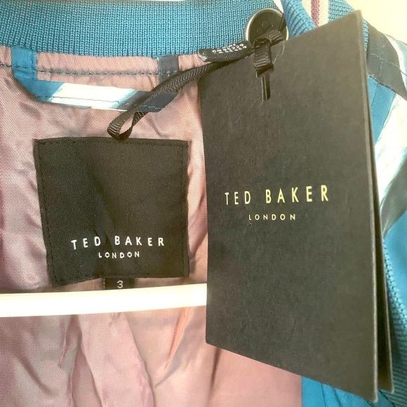 Ted Baker Leaf Print Bomber Jacket - Picture 5 of 6